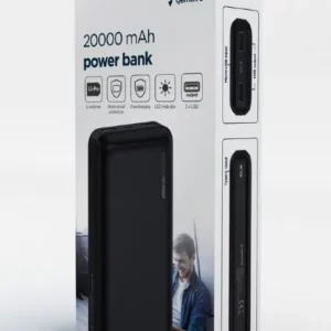 GEMBIRD POWERBANK 20000 mAh NERA www.elettronicdream.it